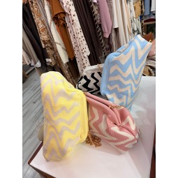 bolso entnico tela con cadena